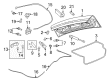Chevy Liftgate Lift Support Diagram - 92213658