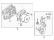 Chevy Impala ABS Control Module Diagram - 22760037