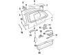 Chevy Celebrity Liftgate Lift Support Diagram - 20611657