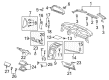 Chevy Caprice Dash Panel Vent Portion Covers Diagram - 92221871