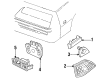 Pontiac Sunbird Side Marker Light Diagram - 918368