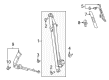 Saturn Vue Seat Belt Diagram - 19167647