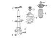 Cadillac XT5 Coil Springs Diagram - 23107896