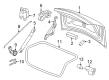 Chevy Liftgate Lift Support Diagram - 25964300