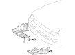 Chevy Prizm Fender Splash Shield Diagram - 94852037