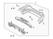 Chevy Aveo Bumper Cover Diagram - 96543143