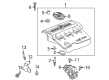 Cadillac Engine Cover Diagram - 12641495