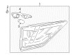 Chevy Traverse Limited Back Up Light Diagram - 85565611
