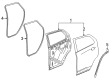 GMC Terrain Weather Strip Diagram - 84769032