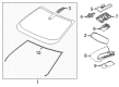 Chevy Traverse Limited Windshield Diagram - 84650866