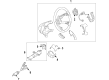 Chevy Express 2500 Steering Column Diagram - 84879212