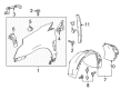 Cadillac Fender Diagram - 22860723