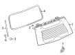 Chevy Suburban Tailgate Lock Diagram - 86507563