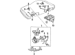 Cadillac DeVille Ride Height Sensor Diagram - 22152816