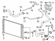 Chevy Silverado 1500 Coolant Reservoir Hose Diagram - 85584381