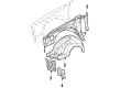 Buick Regal Wheelhouse Diagram - 25524677