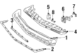 Oldsmobile Calais Bumper Cover Diagram - 22527219
