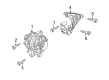 Cadillac CTS Alternator Diagram - 84009359