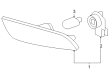Saturn Side Marker Light Diagram - 93357468