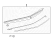 Cadillac ATS Spoiler Diagram - 23416156