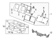 Chevy Camaro Seat Covers Diagram - 22904515