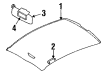 Buick Skylark Interior Door Handle Diagram - 22590594