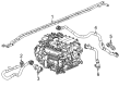 Chevy Blazer EV Automatic Transmission Oil Cooler Line Diagram - 24050273