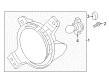 Chevy Trax Fog Light Bulb Diagram - 13503410