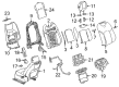 Cadillac CT6 Seat Covers Diagram - 84068923