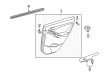 Pontiac Vibe Door Seal Diagram - 19184170