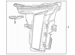 Cadillac LYRIQ Ride Height Sensor Diagram - 85134832