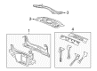Cadillac CTS Floor Pan Diagram - 15903919