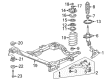 Chevy Uplander Crossmember Bushing Diagram - 15126858