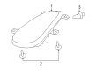 Pontiac Headlight Diagram - 25973531