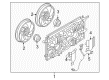 Saturn Relay Cooling Fan Assembly Diagram - 15211589