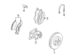 Chevy Camaro Brake Pads Diagram - 18026298