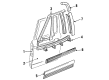 Oldsmobile 88 Weather Strip Diagram - 25642358