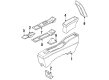 Oldsmobile Shift Linkage Boot Diagram - 12390352