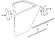 Cadillac Door Moldings Diagram - 84359476