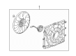 Chevy Blazer Cooling Fan Assembly Diagram - 85159686