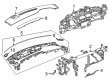 Cadillac Dash Panel Vent Portion Covers Diagram - 85721970