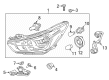 Chevy Cruze Limited Headlight Bulb Diagram - 13503418