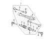 Saturn Aura Rack And Pinion Diagram - 19303500