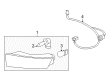 Chevy Suburban 1500 Fog Light Diagram - 10383562