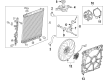 Chevy Colorado Radiator fan Diagram - 84188461