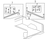 GMC Sierra 1500 Bed Mounting Hardware Diagram - 19206644