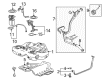 Buick LaCrosse Fuel Filler Hose Diagram - 22944785