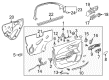 Chevy Malibu Interior Door Handle Diagram - 84593759