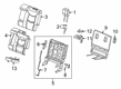 Cadillac XT6 Seat Covers Diagram - 84803712
