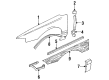 Chevy Impala Fender Diagram - 12501861